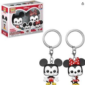Mickey & Minnie POP! Pocket Keychain Disney